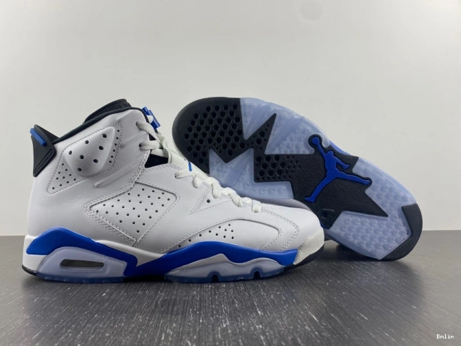 Bmlin Shoes (2014) Retro 384664-107 Air Blue Sport 6 Jordan 0810